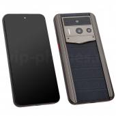 лучшая копия Metavertu 2 Max Screen Alligator Skin Web3 AI Phone синий